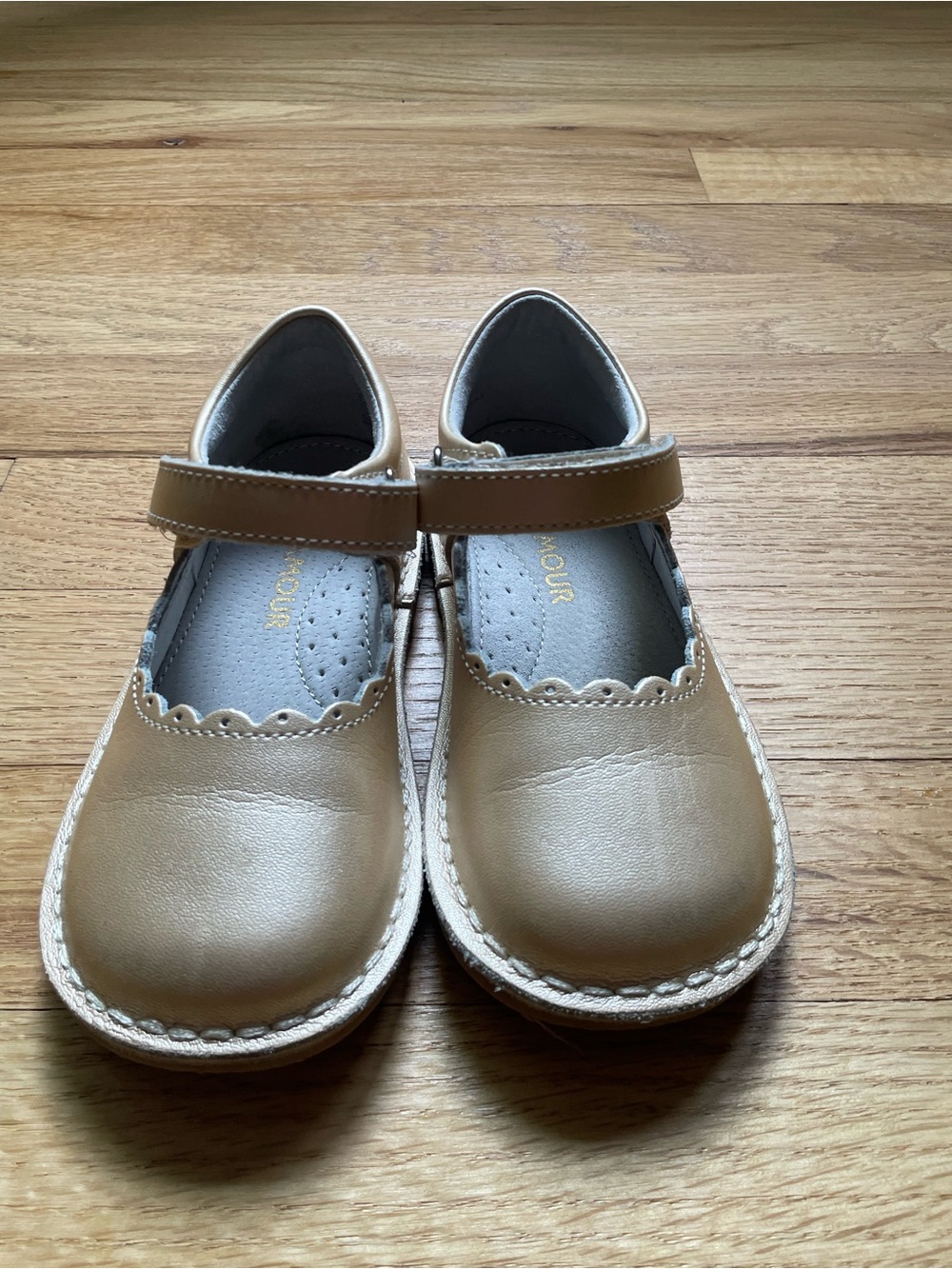EUC Gold Lamour Mary Janes - 9